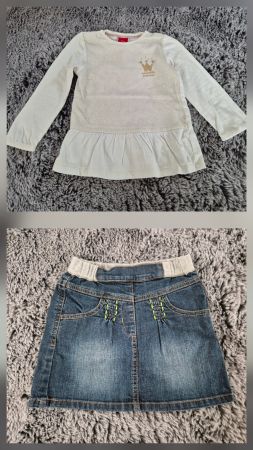 S. Oliver Set: Tunika & Jeansrock, Gr. 86