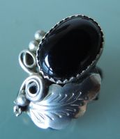 Turmalin Silber 925 Fingerring Gr. 56