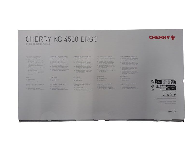 Tastiere: CHERRY Tastatur KC 4500 Ergo – Nuovo (secondo la descrizione) da Männedorf venduto da Restwert_Maennedorf 3