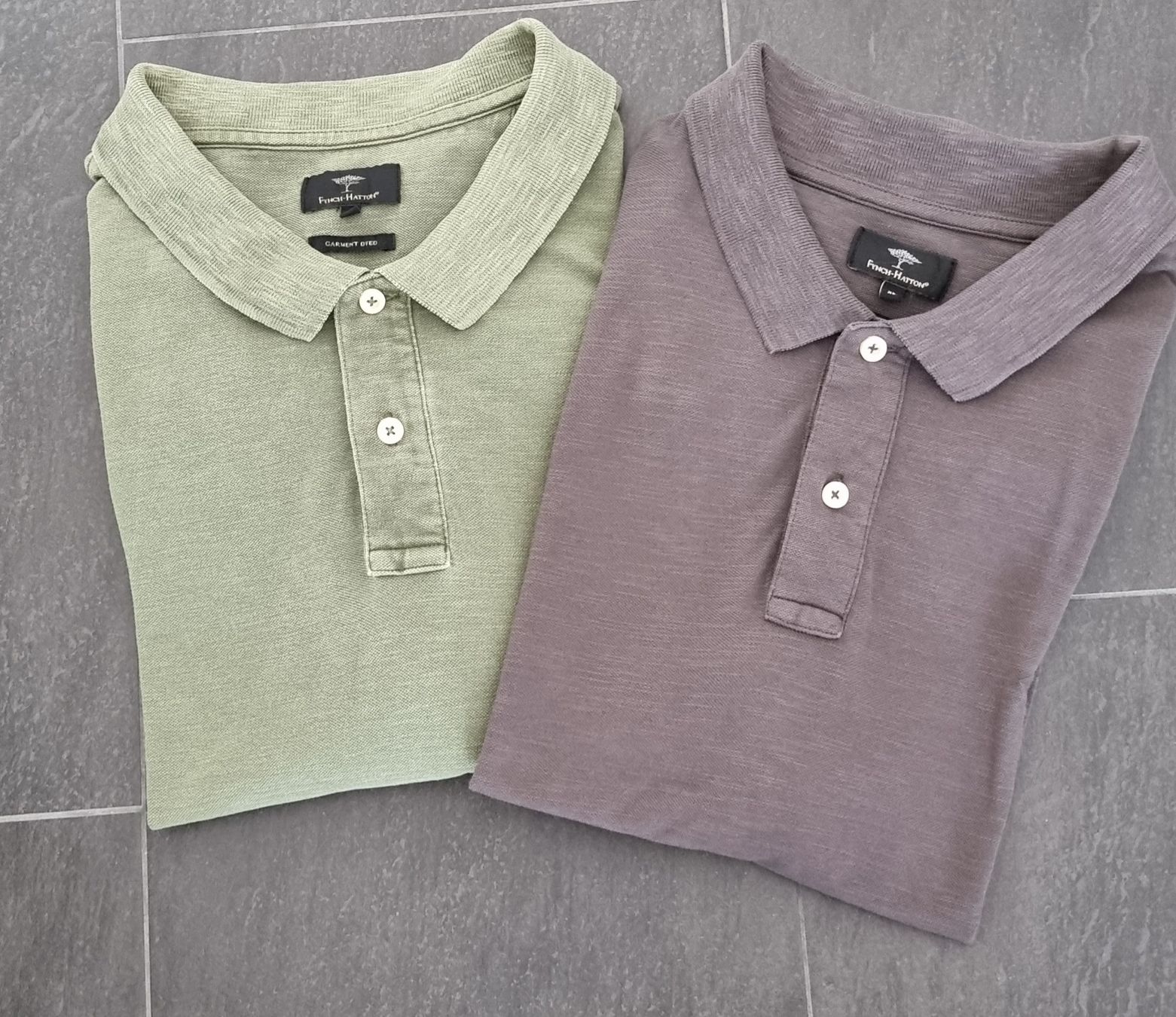 Magliette Polo: 2 Stk.Polo -Shirt,Gr.XL, grau+grün – Nuovo (secondo la descrizione) da Frauenfeld venduto da Bleeddragon