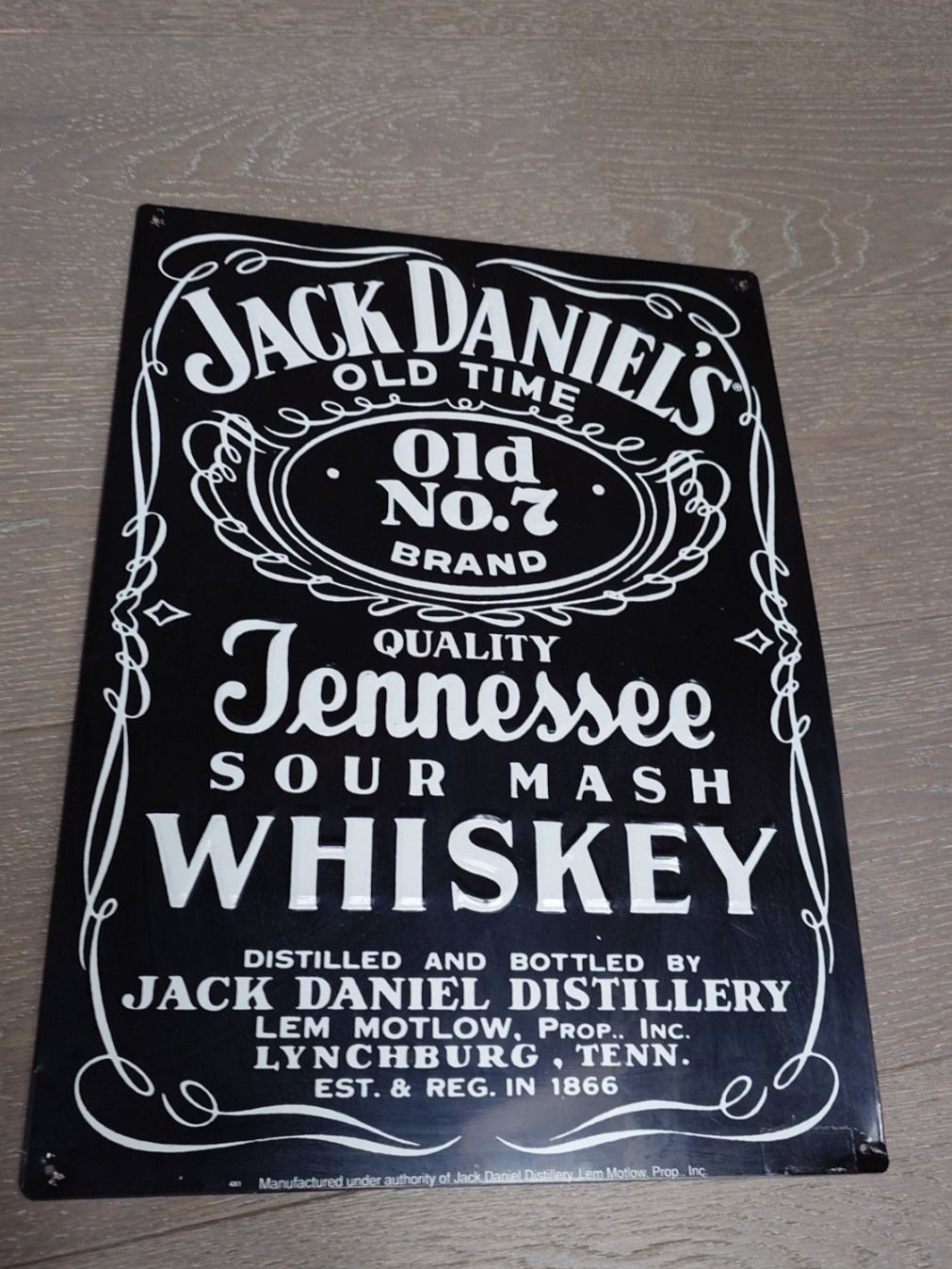 Tutte le decorazioni: Panneau publicitaire Jack Daniel's en tôle – Usato da Arconciel venduto da Pgendre