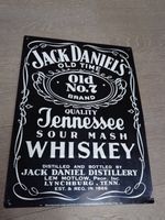 Panneau publicitaire Jack Daniel's en tôle