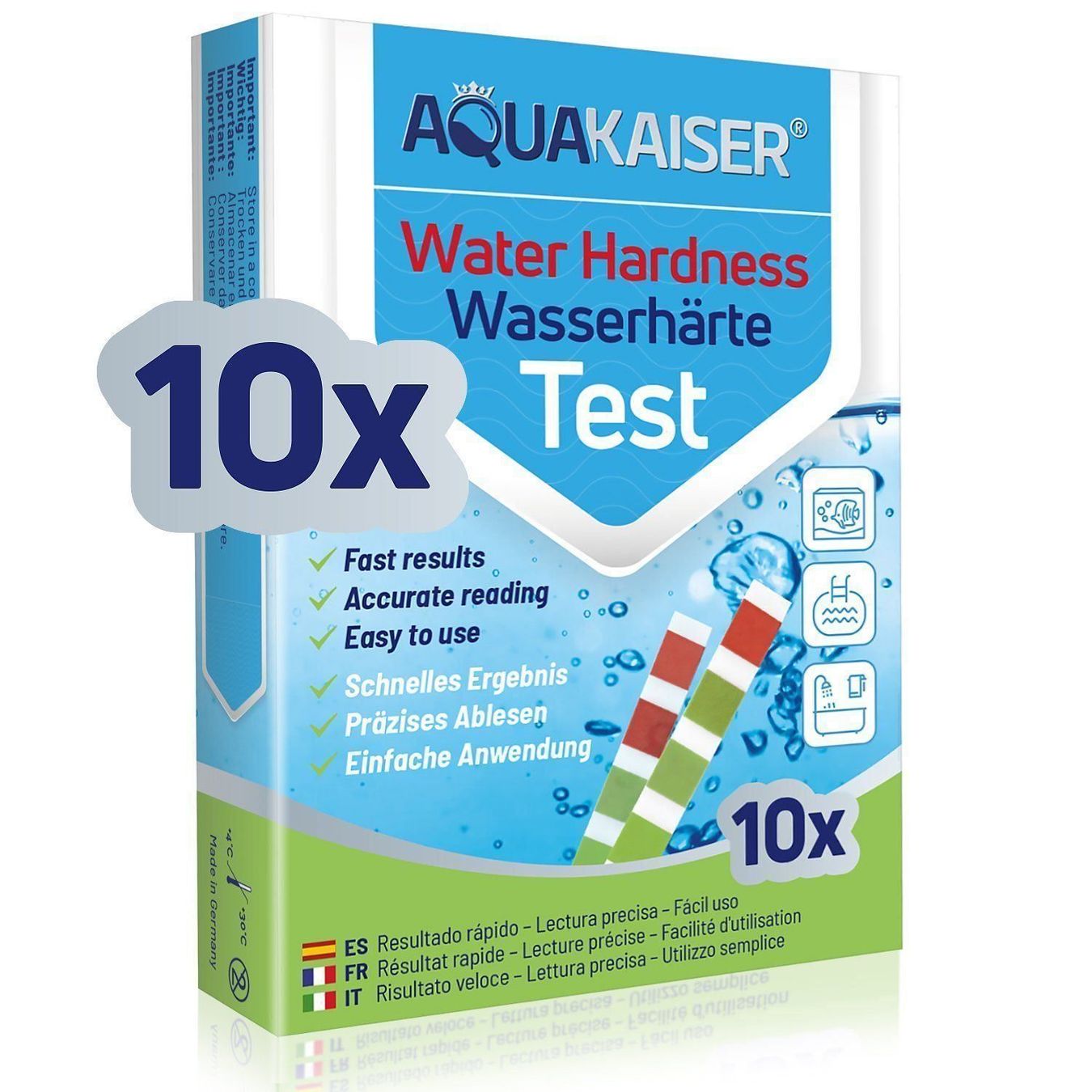 Altro per la casa: Wasserhärte testen und messen – Nuovo e nell'imballaggio originale da Steinmaur venduto da umweltcheck 1