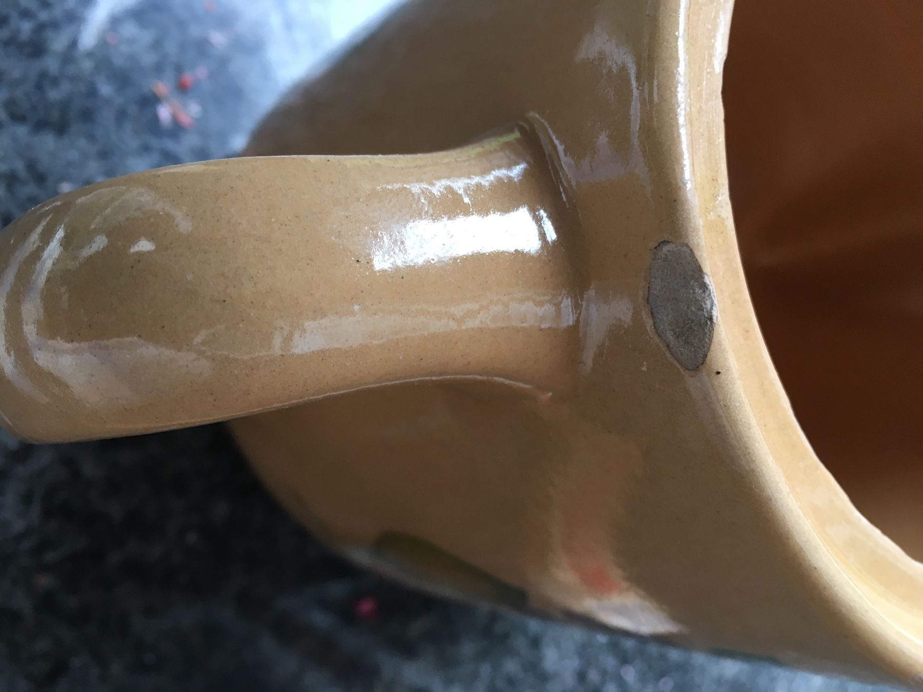 Karaffen: Antiker Krug,  Kaffeekrug mit Deckel, Steingut – Gebraucht aus Wila von Fritz-Wila 5