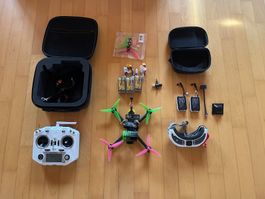 FPV Drohnen Set mit Zubehör gebraucht