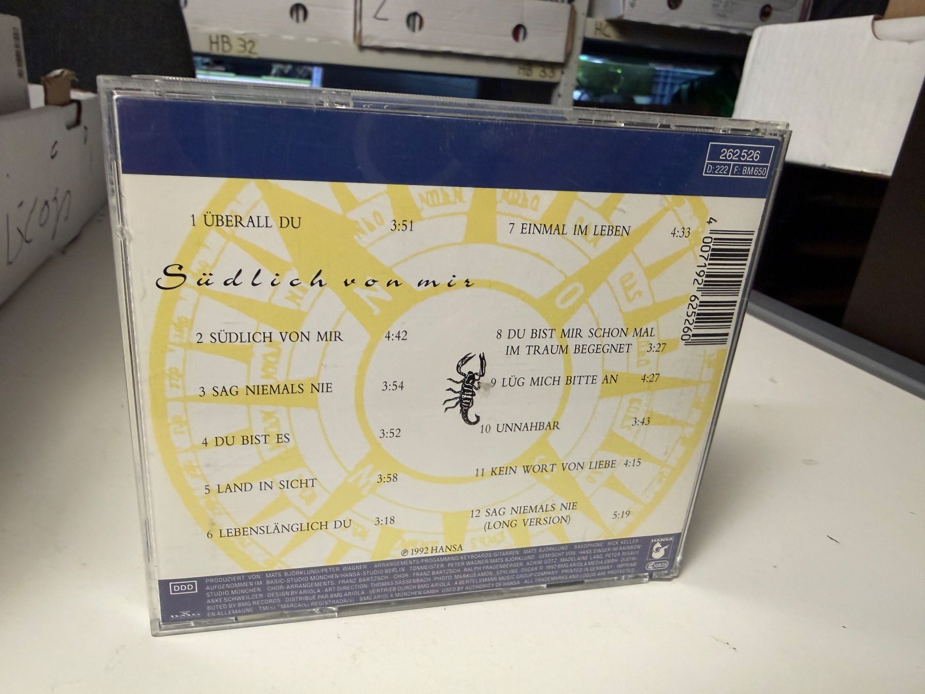 CD: Roland Kaiser - Südlich von mir - HG41D – Usato da Küsnacht ZH venduto da swisssales.net 1