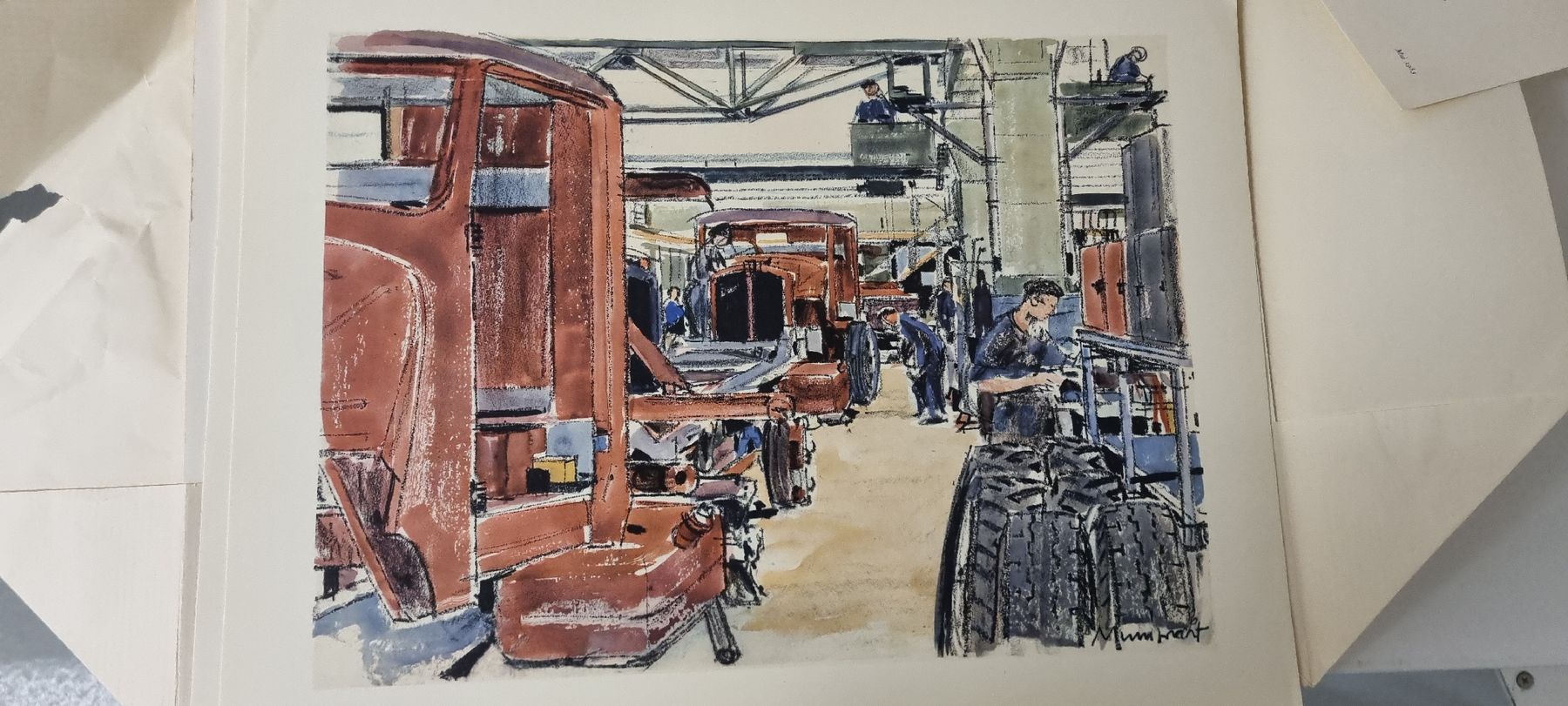 Grafica & Litografie: Saurer Werkbilder 1853-1953 – Usato da Moosseedorf venduto da dfe_s5hz 3