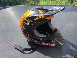 Motocrosshelm Crosshelm Endurohelm Grösse S, DOT, Orange Sch