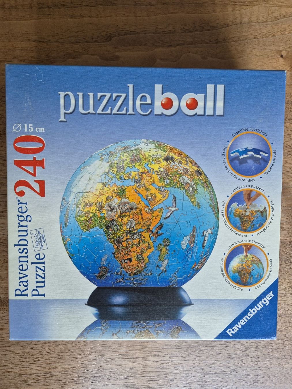 Ravensburger Puzzle: Ravensburger Puzzle Puzzleball 3D Erde – Usato da Adetswil venduto da kruemelmonster13