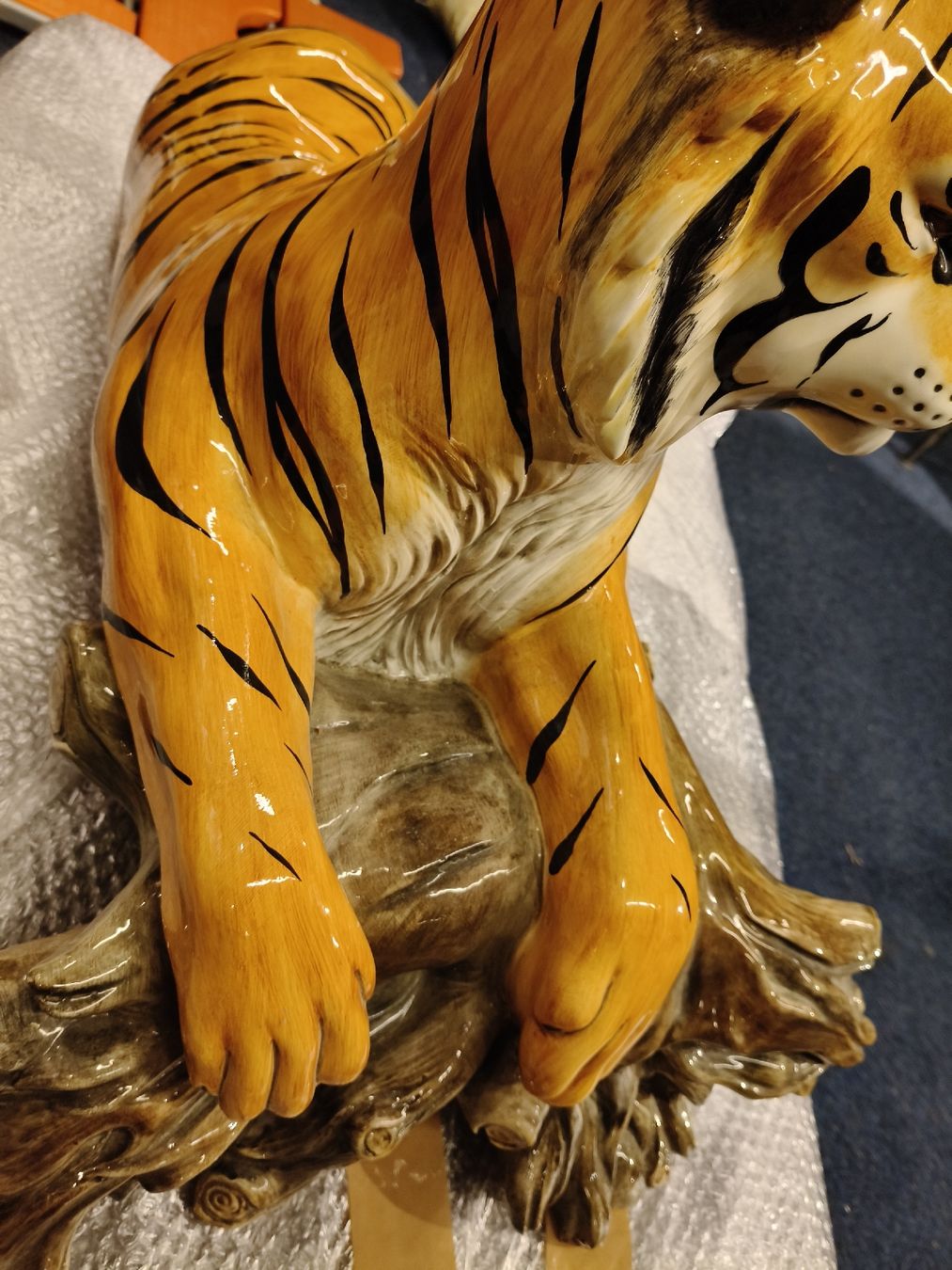 Statuette: Tiger aus Keramik – Usato da Zwingen venduto da inf_2blh 2