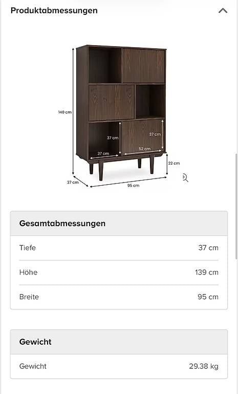 Cassettiere: Highboard sideboard kommode Schrank – Usato da Zürich venduto da ale_6wkr 3