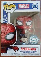 Funko Pop Marvel #593 Spider-Man Diamond special collection