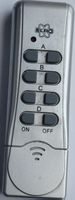 Funkfernbedienung Elro 4-Kanal silber gebraucht 433.92 MHZ