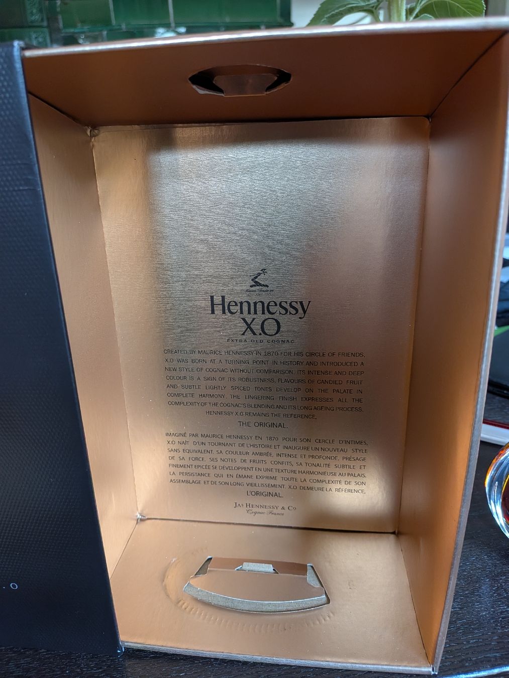 Hennessy Bevande alcoliche: Hennessy X.O Cognac Original Flasche mit Box – Nuovo e nell'imballaggio originale da Elfingen venduto da dustdevil403 4
