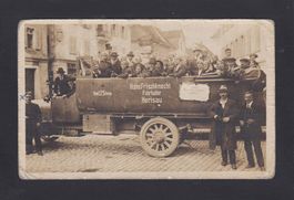 alte Fotokarte Reisecar HERISAU Fuhrhalter Frischknecht