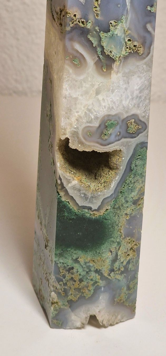 Mineralien & Heilsteine: Grosser Moosachat Obelisk 28.5cm 955g – Neu (gemäss Beschreibung) aus Matzingen von Shay_Crystalz 4