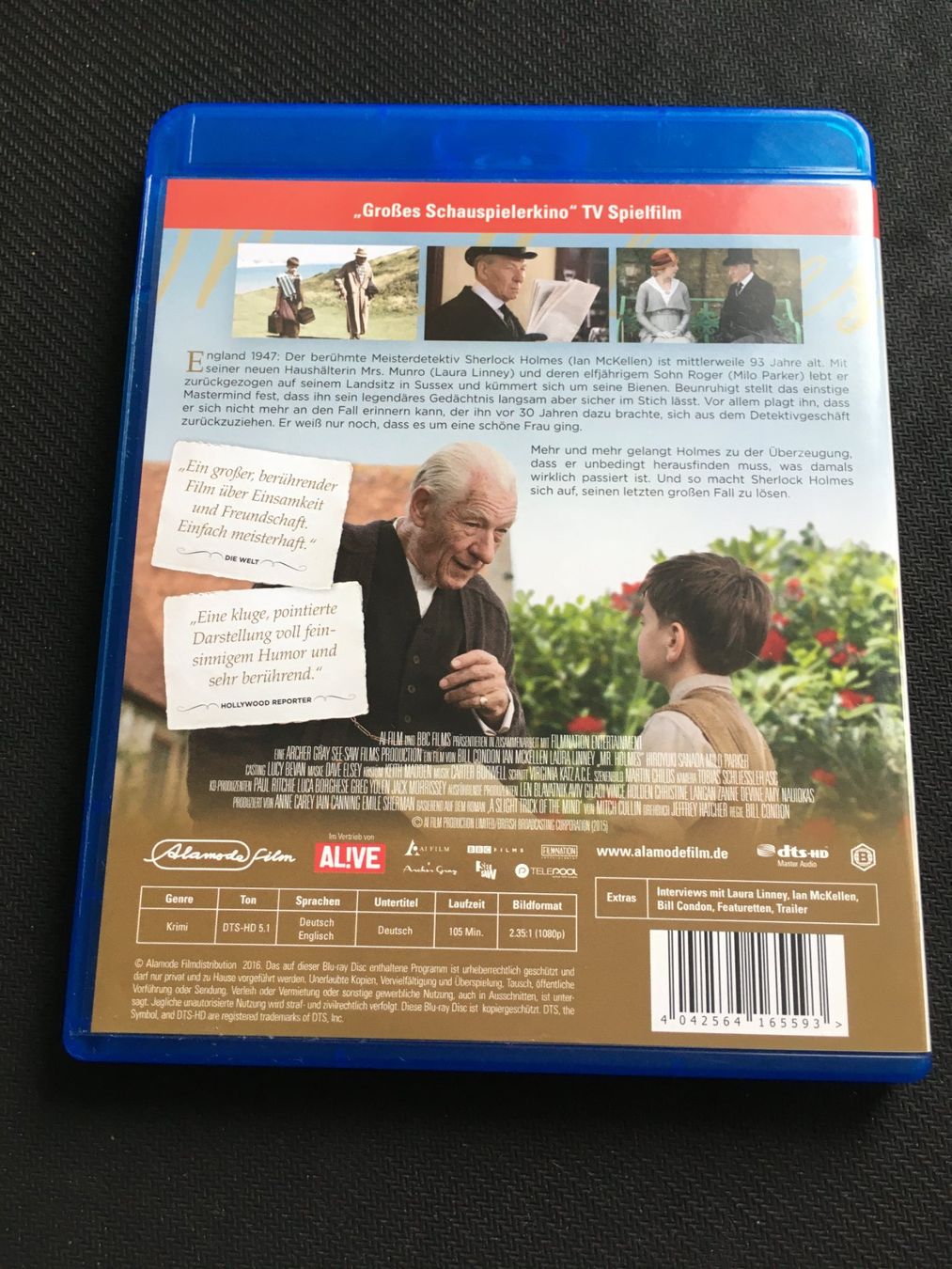 Alle DVDs: Mr. Holmes [Blu-ray] – Gebraucht aus St.Gallen von MedienJoe 1