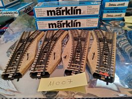 Märklin 5221 M-Gleis 2 Weichenpaare Handbetrieb H0