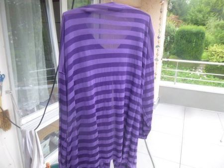 Shirt+Jacke violett Gr. 42-46