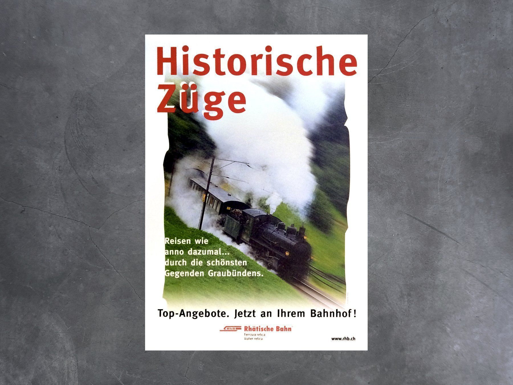 Poster & Bilder: Plakat Rhätische Bahn – Neu (gemäss Beschreibung) aus Chur von design-of-time
