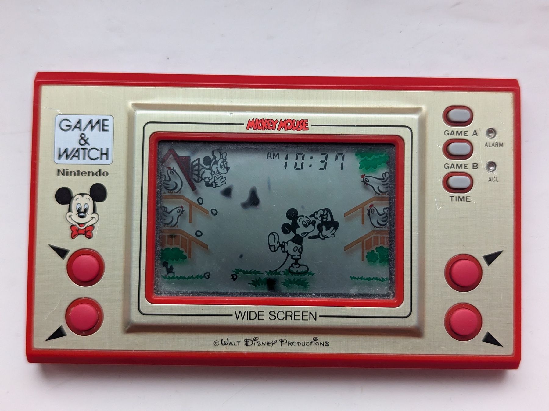game&watch Console: Nintendo Game & Watch Mickey Mouse MC-25 Wide Screen 1981 – Difettoso da Bischofszell venduto da Blende2