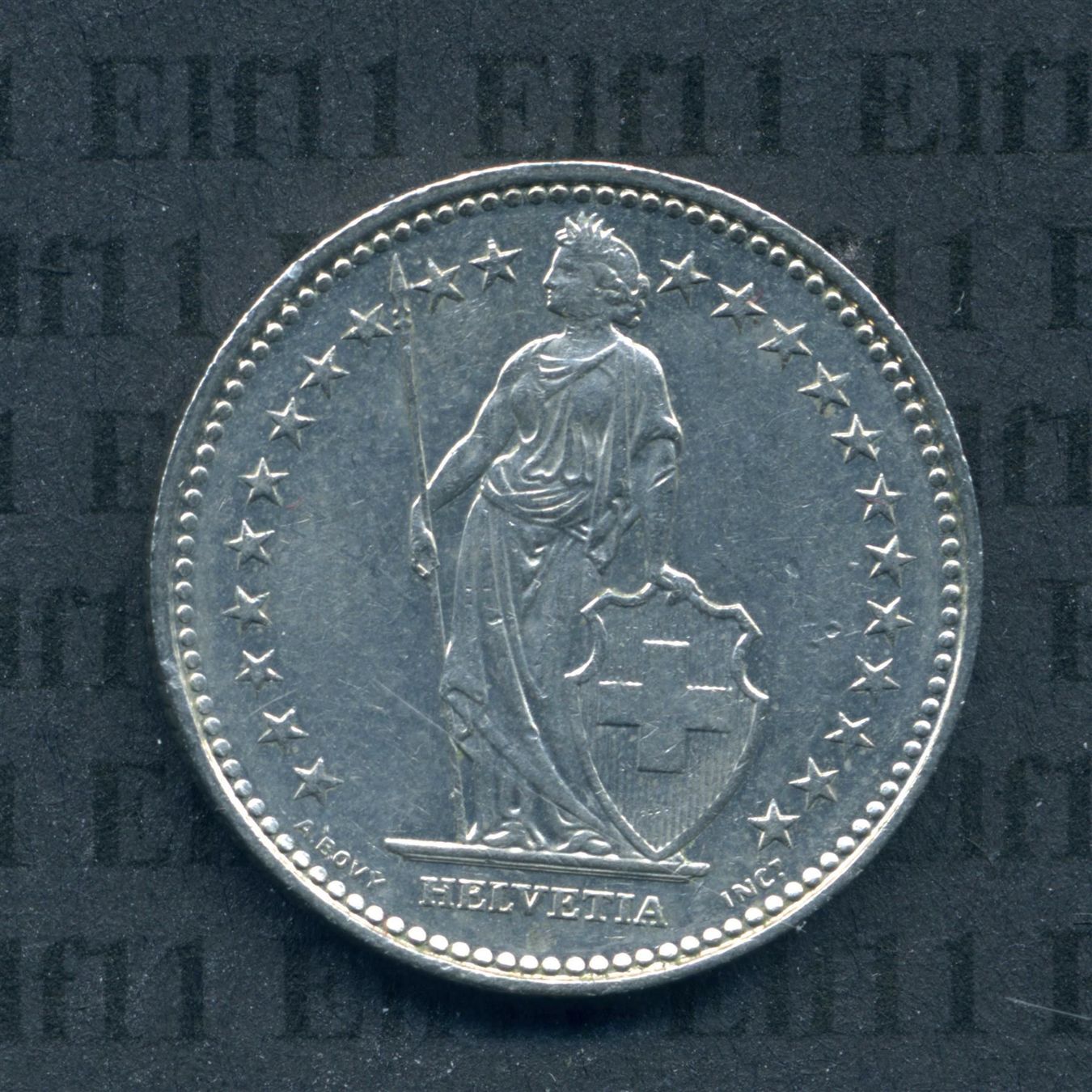 Tutti le monete: CHF___1.00 1992 -vz 1 Franken – Usato da Widnau venduto da Elf11 1