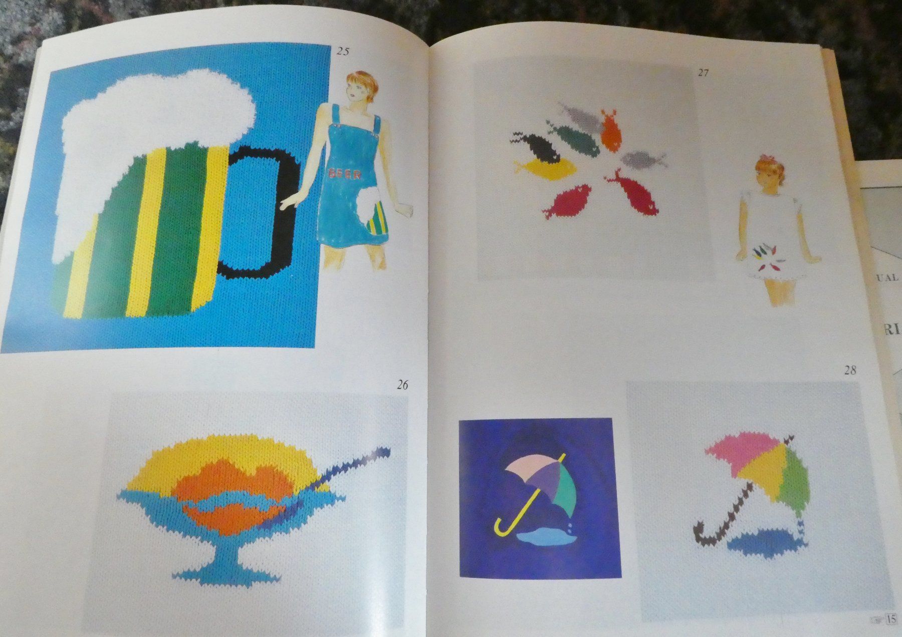 Libri: Für Strickmaschine Intarsia Musterbuch – Usato da Siebnen venduto da Ra-la-ra-ol 6