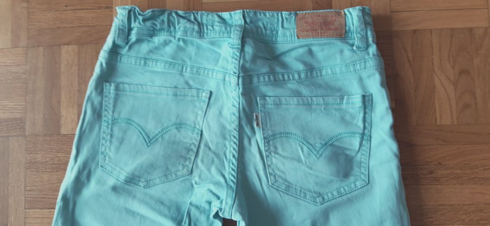 Jeans Levi's skinny turquoise 5