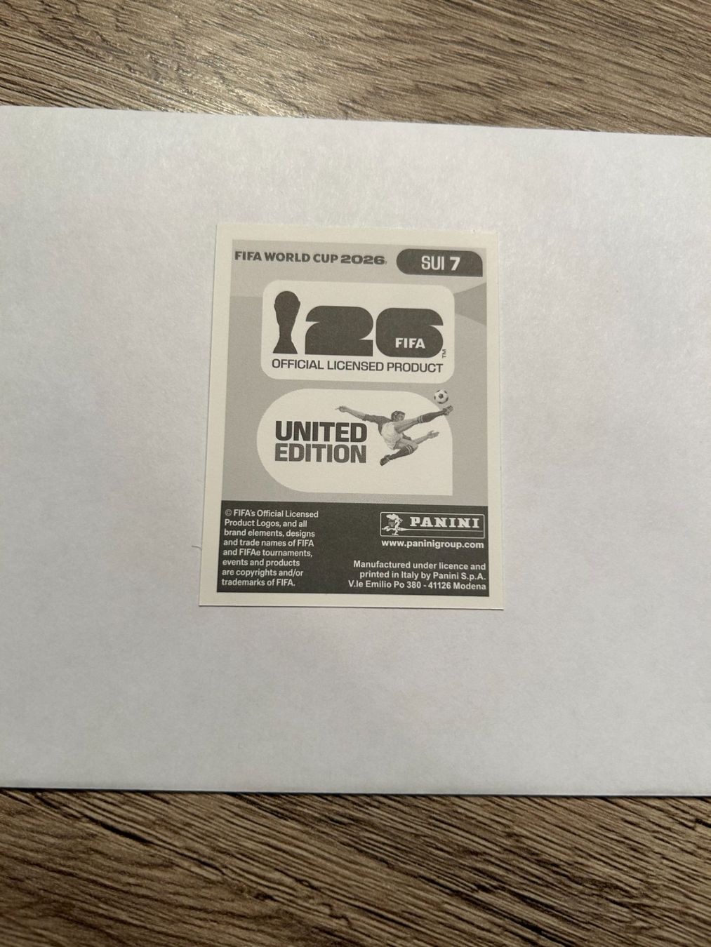 Panini Carte collezionabili: Panini FIFA World Cup 2026 - SUI 7 – Usato da Zumikon venduto da meter03 1