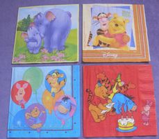 4 Winnie the Pooh Servietten / Winnie Puuh (D7)