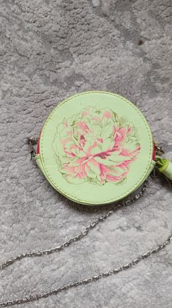 Sac à bandoulière rond Escada pour enfants,motif fleur