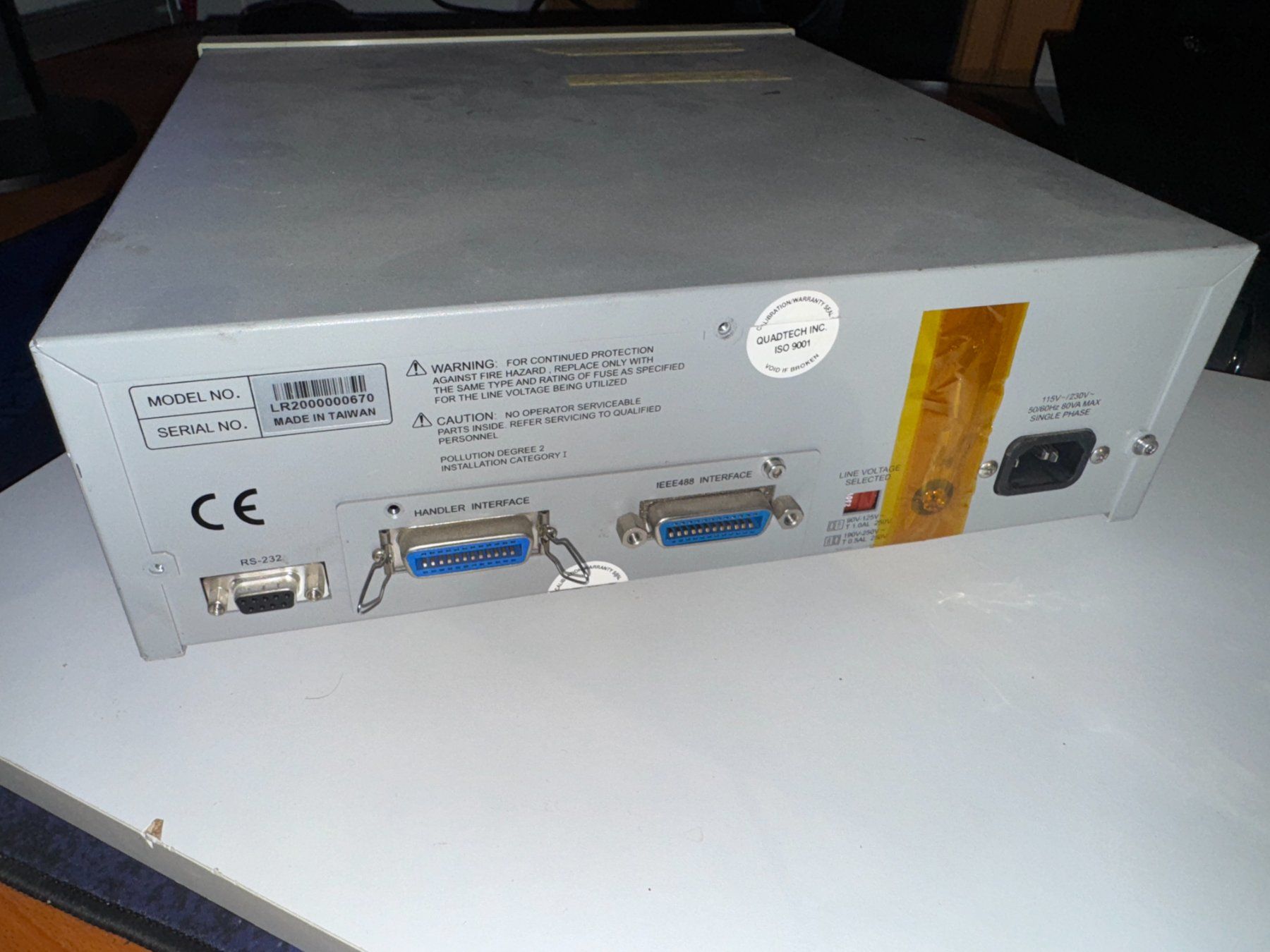 Misurare: QuadTech LR2000 Milliohmmeter – Usato da Hörhausen venduto da SevenTimesSix 2