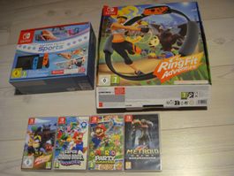Console Switch + 4 jeux  AP.1FR