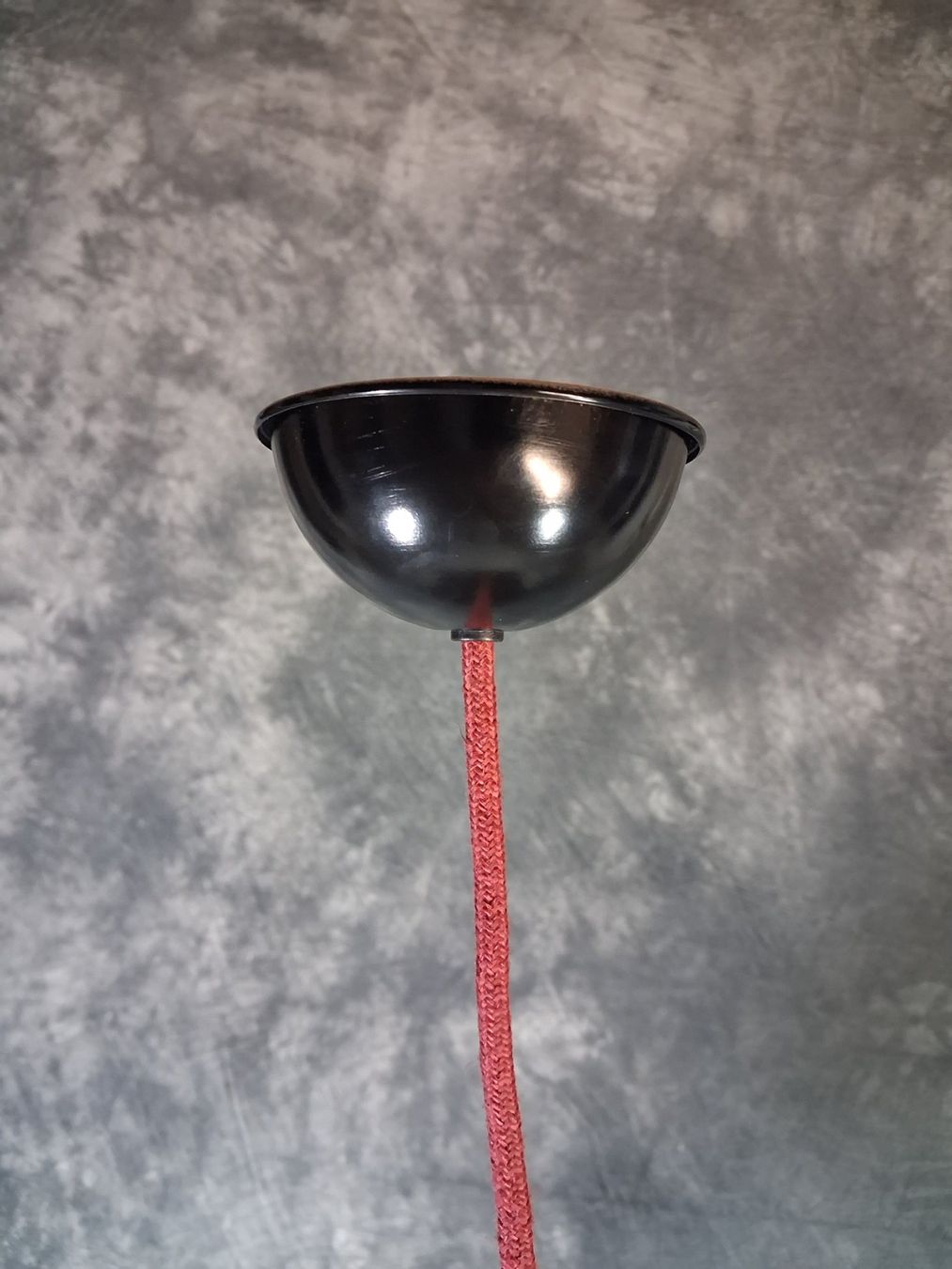 Lampade: Restaurierte alte Emaille Industrie Lampe – Usato da Winterthur venduto da lampenretter 4