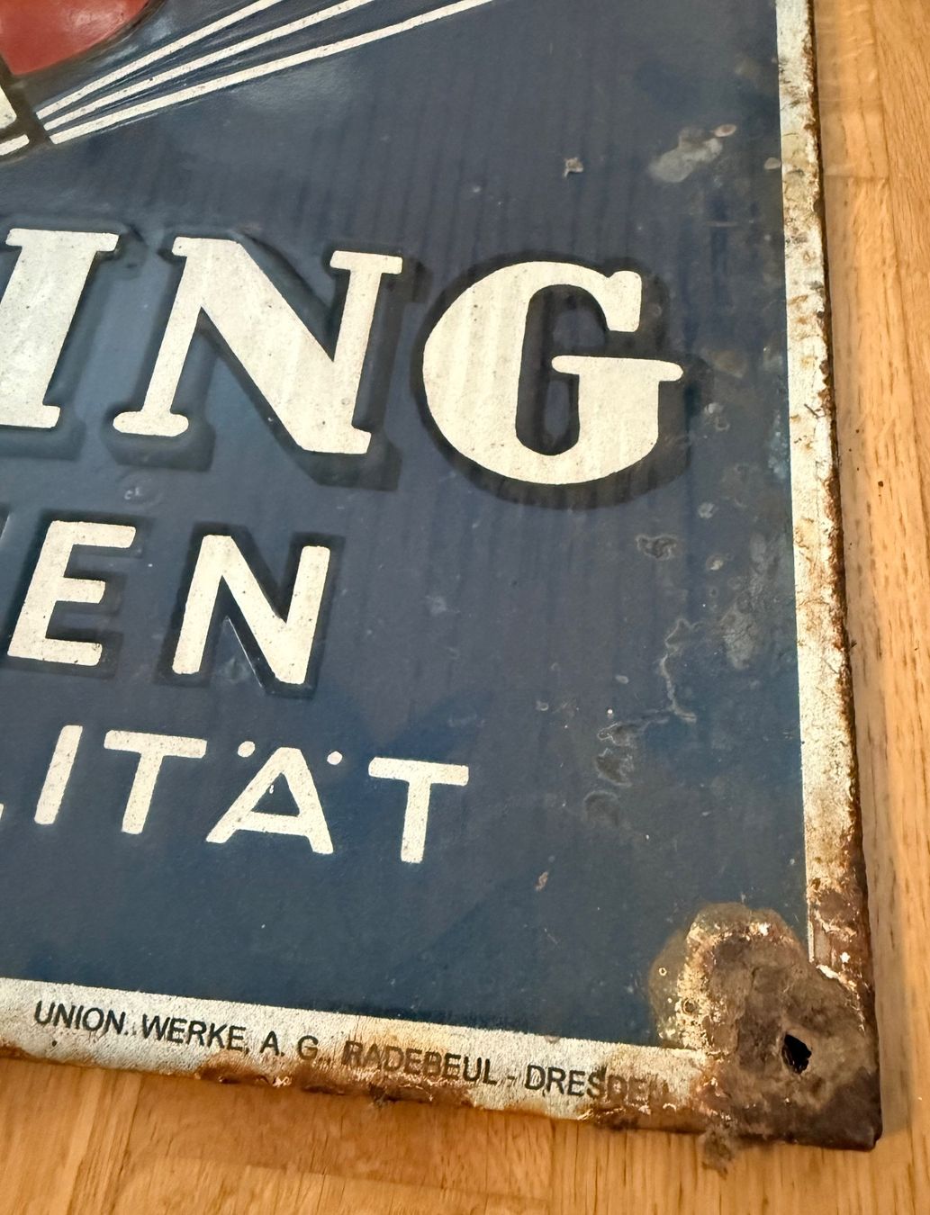 Insegne: Greiling Zigaretten Emailschild / Emaille Schild – Usato da Bremgarten b. Bern venduto da airline-trolley 4
