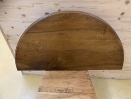 Wandtisch mit passendem Spiegel, Holz, Ca. 1900
