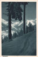 Antike Heimatland-Postkarte, Winterlandschaft Klosters 1/18