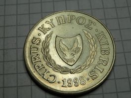 Zypern 20 Cent, 1998