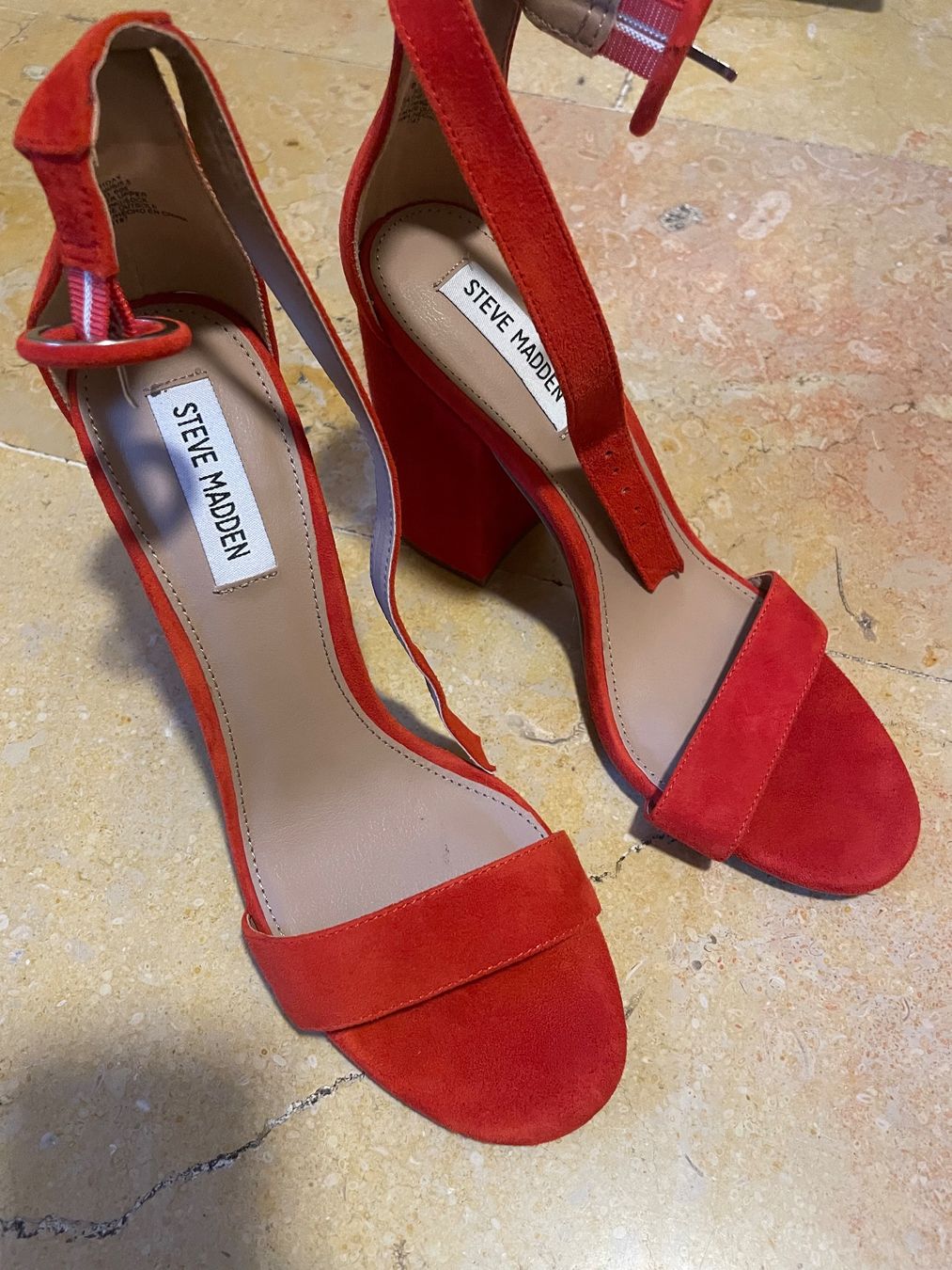 Steve Madden Scarpe da donna: Rote Steve Madden Sandaletten Gr. 38 – Usato da Zürich venduto da Chr_81