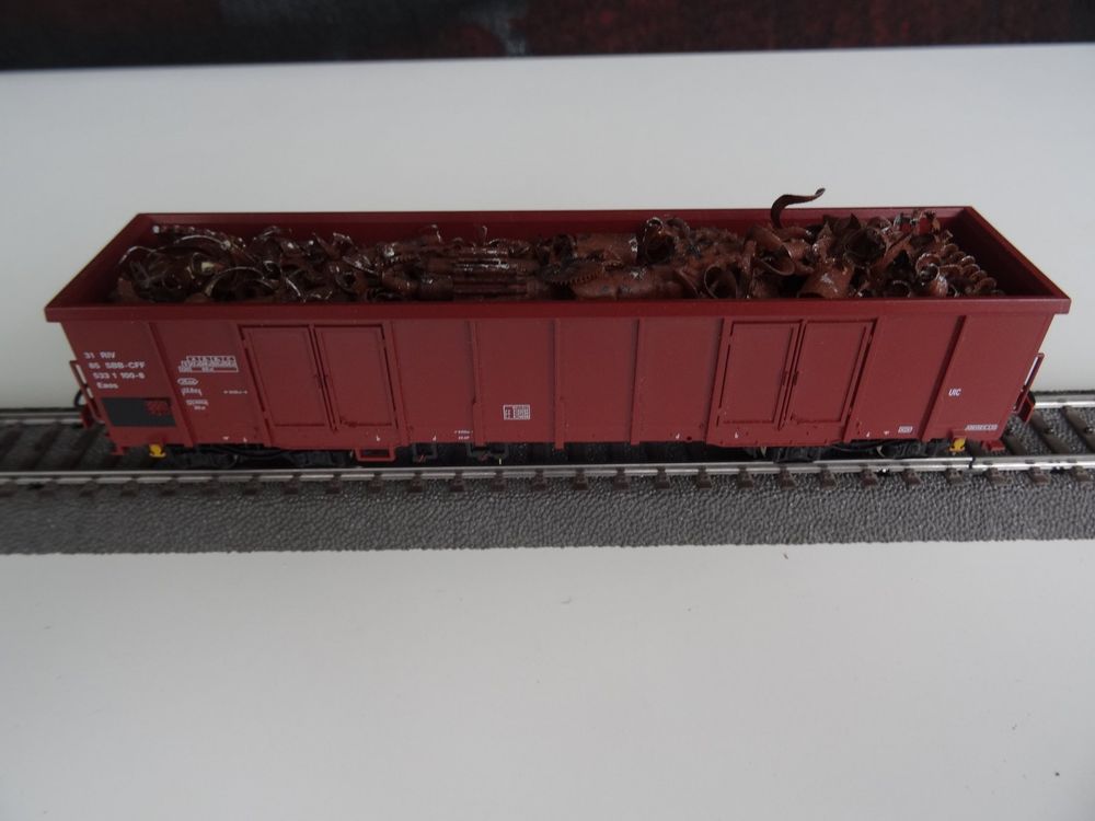 H0 3er-Set-Ladung passend zu Eanos-Wagen Märklin/Roco (Neu (gemäss