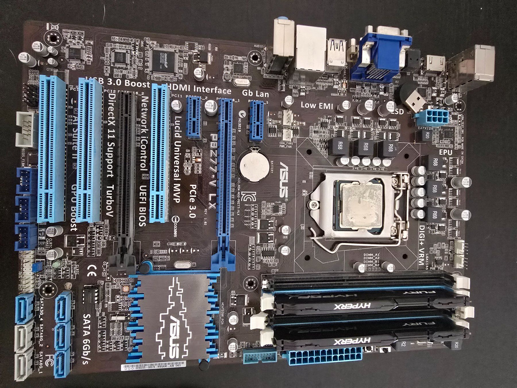Intel Cartes mère: Intel Core i7-3770 mit Mainboard und 16GB RAM – D'occasion à Hersberg par leeeroi