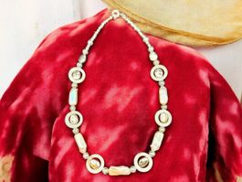 Unikat 💎 Elegante Neue Halskette mit Perlmutt