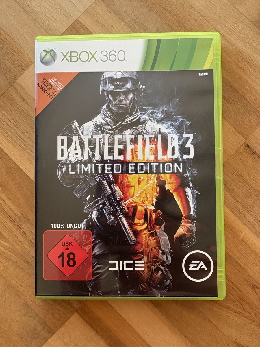 Giochi: Xbox360 Battelfield 3 - limited edition – Usato da Zürich venduto da chemostat