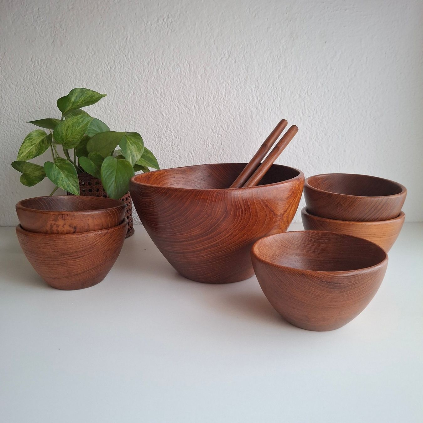 Ciotole: Set de bols en teak vintage – Usato da Neuchâtel venduto da Rochawood 1