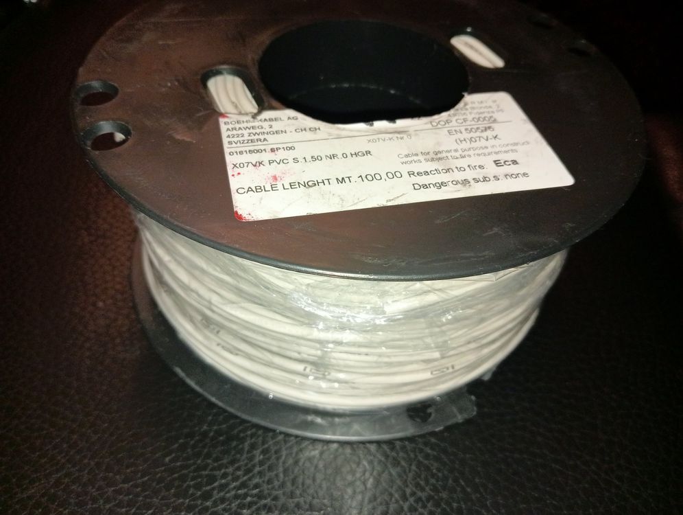 LITZE X07VK PVC Nur. 0 (Gebraucht) in Birsfelden für CHF 10 – mit ...