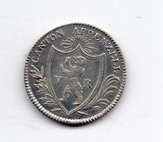 (1611) Appenzell, ½ Franken 1809, fast stgl