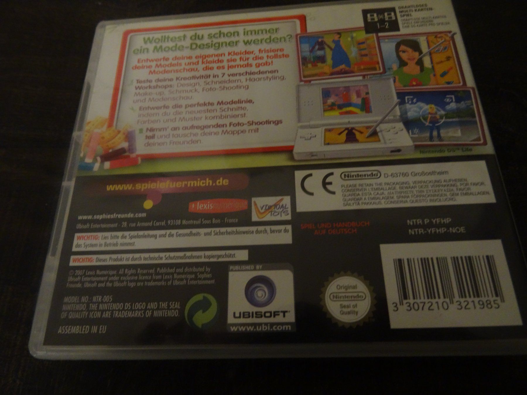 Nintendo Giochi: Sophies Freunde - Mode-Designer DS – Usato da Olten venduto da Disc-Ausverkauf 2