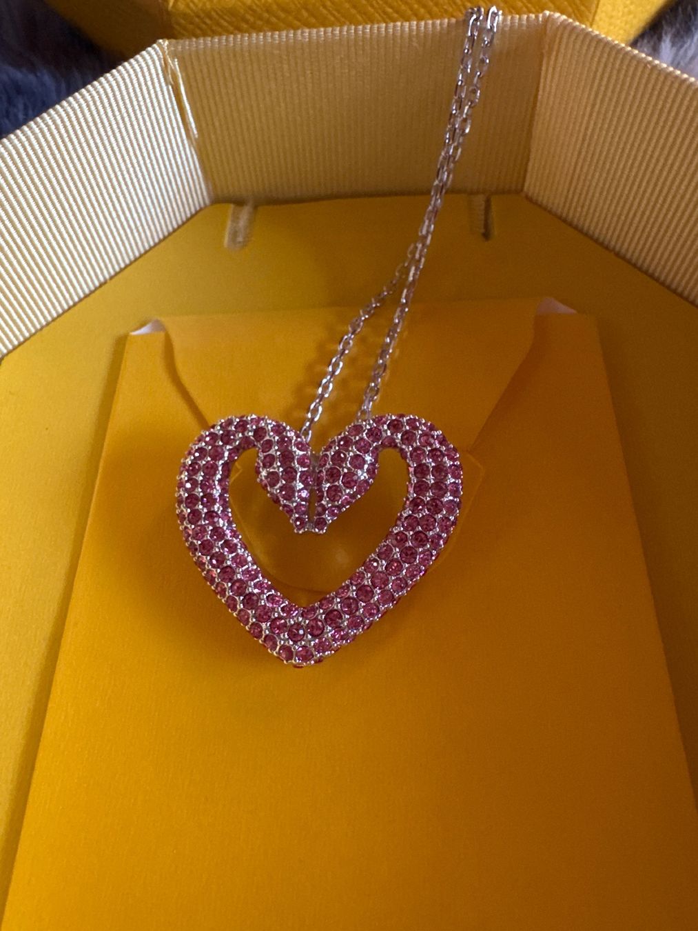 Swarovski Catenine: Swarovski Schwan/Herz- Kette Neu – Nuovo e nell'imballaggio originale da Vezia venduto da sidu03 1