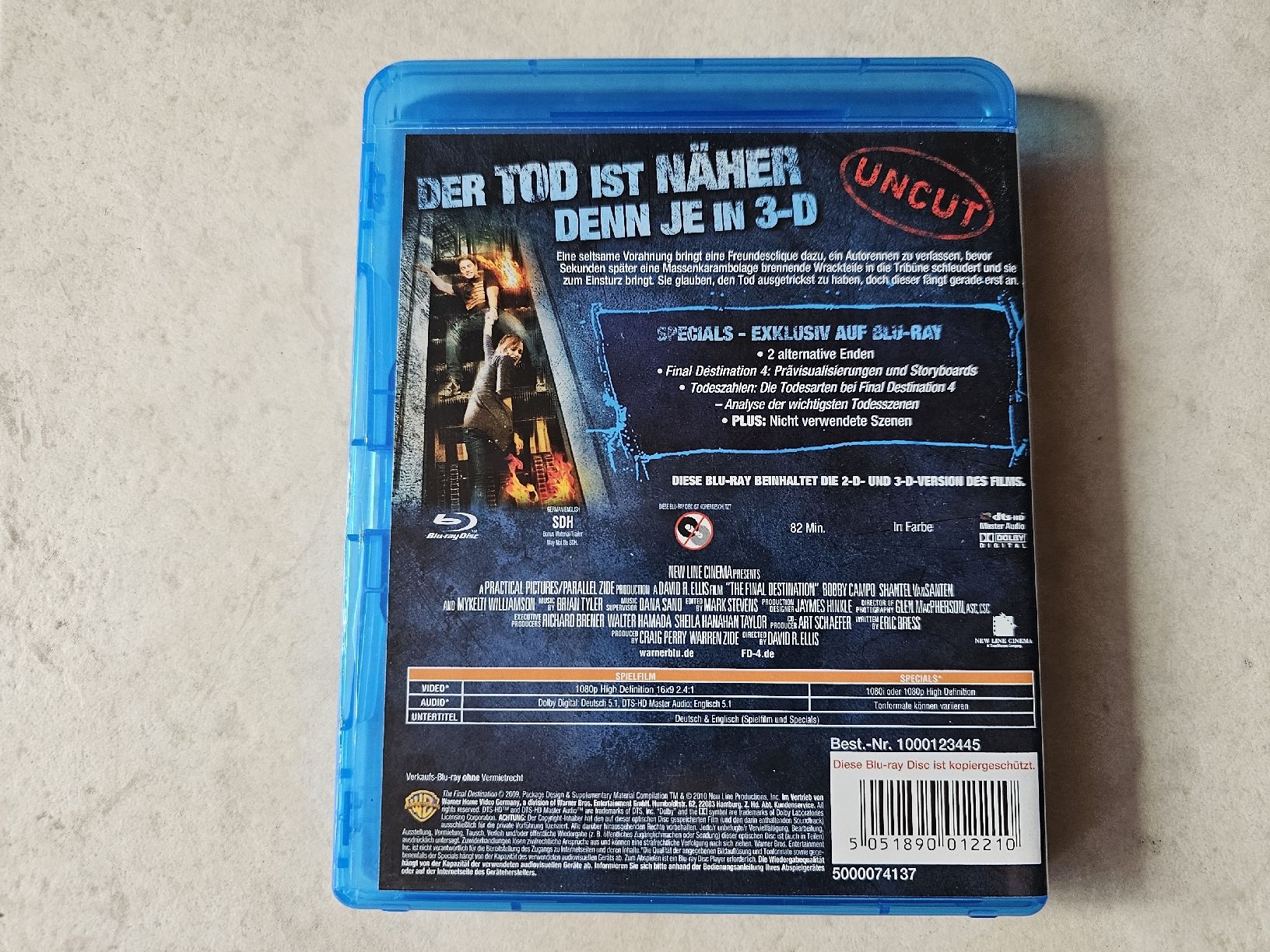 Alle DVDs: Final Destination 4  /  Bluray 3D – Gebraucht aus Schneisingen von backstore24 1