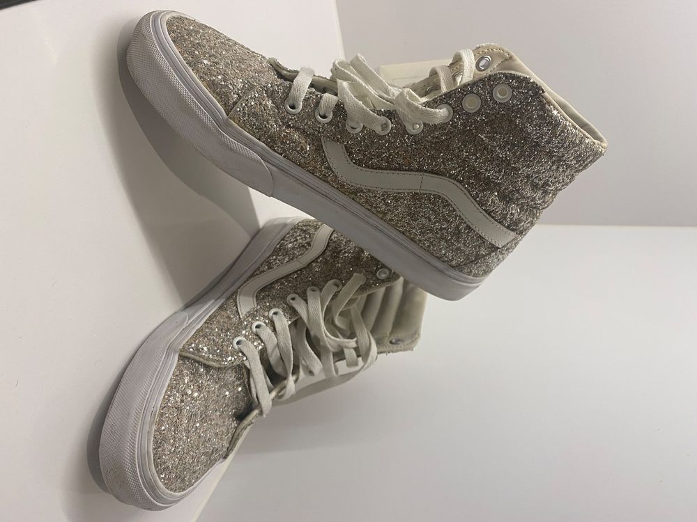 Vans old hotsell skool chunky glitter